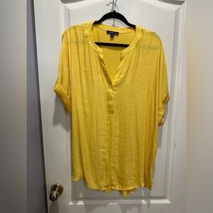 Lane Bryant Sunny Yellow Top